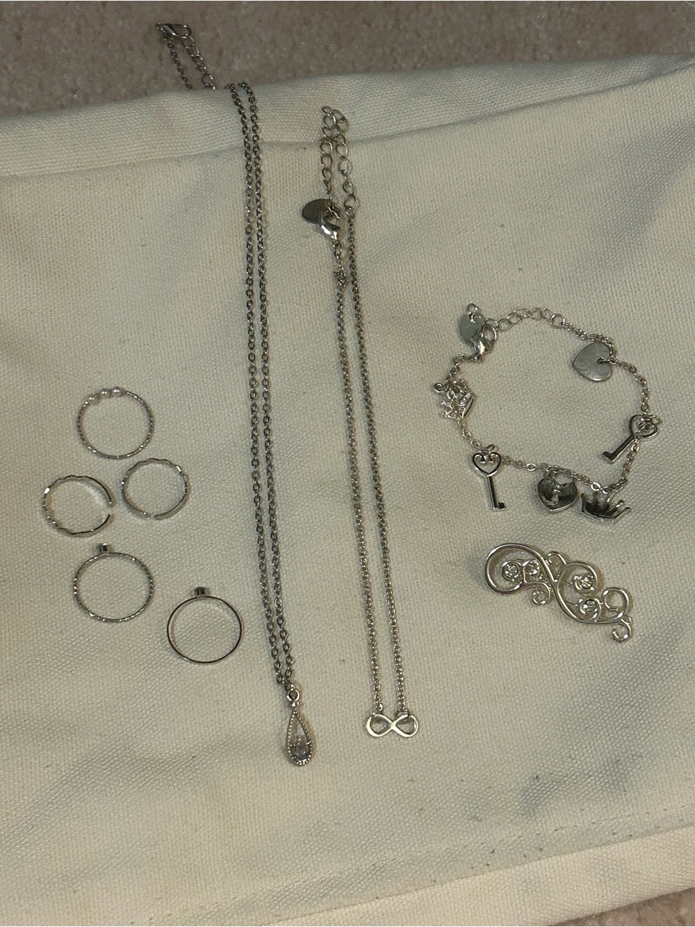 $2 ADD ON - 17pc assorted jewelry set